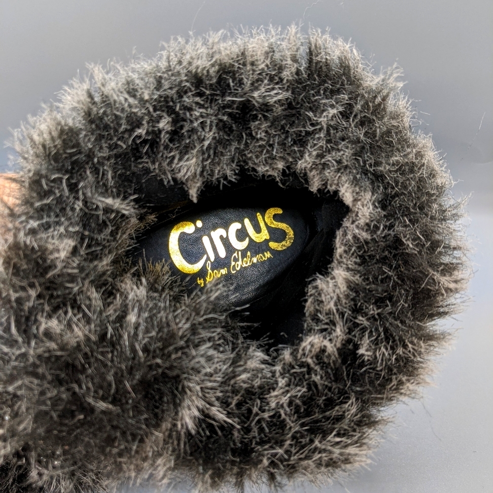 Sam Edelman faux fur boots size 7 - Picture 2 of 12